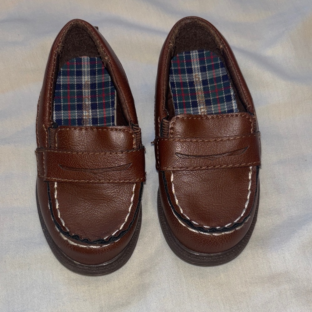 Carter's Brown Kids Moccasins
